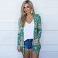 Printed Long Sleeve Cardigan