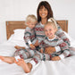 Deer Print Family Pajamas Sets