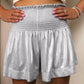 Elasticated Waist Drape Glitter Shorts