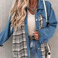 Plaid Denim Jacket