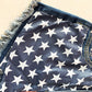 Stars & Stripes Fringed Denim Shorts