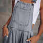 Pocket Denim Overalls