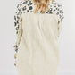 Leopard-print Corduroy Jacket