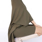 Casual Solid Color Loose T-shirt + Tight Shorts Set