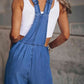 Pocket Denim Overalls