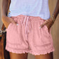 Wlastic Waist Denim Shorts