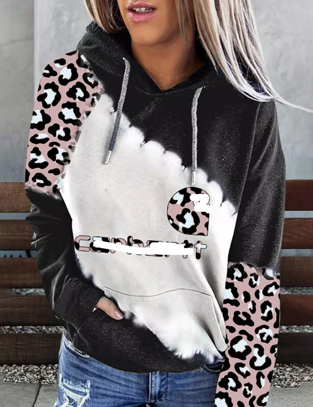 Multicolor Print Hoodie