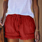 Wlastic Waist Denim Shorts