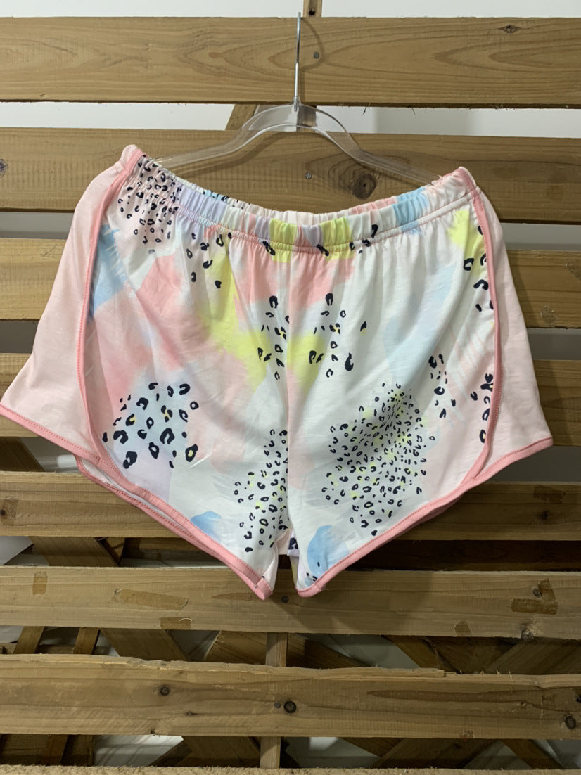 Printed Panel Shorts