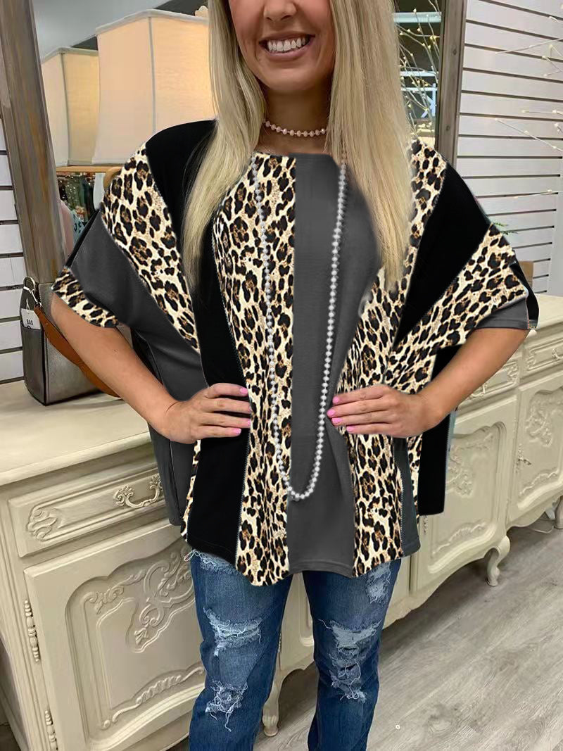 Casual Leopard Print T-shirt